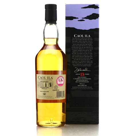 caol ila 15 year old unpeated cask strength 2014 release whisky auctioneer