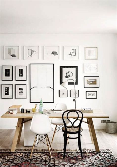 31 Modern Photo Gallery Wall Ideas Home Office Design Modern Dining