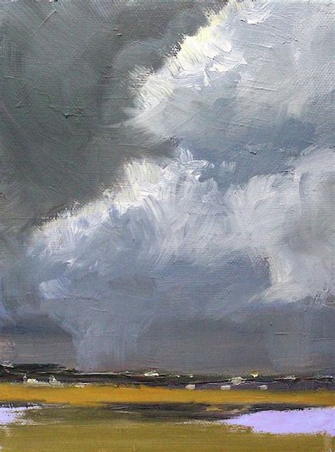 Stormy Weather By Nancy Merkle In 2021 Painting Sky Painting Sky Art