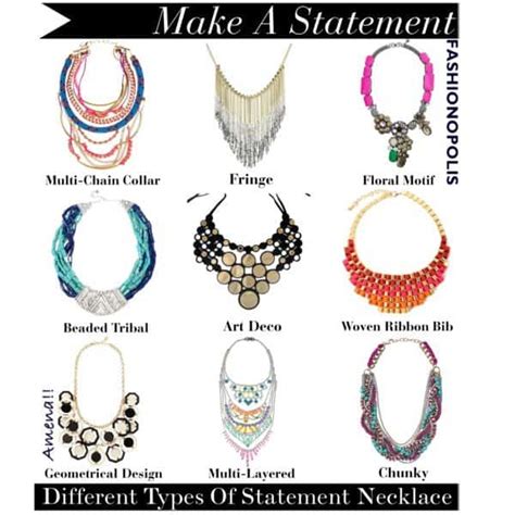 What Is A Statement Necklace A Quick Guide To The Various Types And