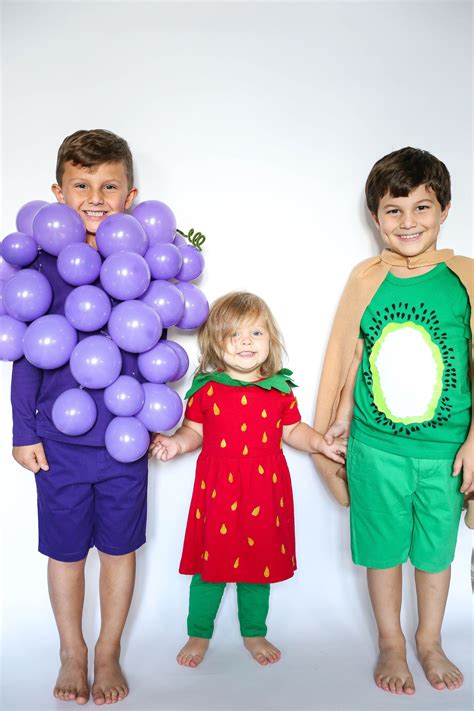 Kids Group Fruit Costume Food Costumes For Kids Fruit Costumes Candy