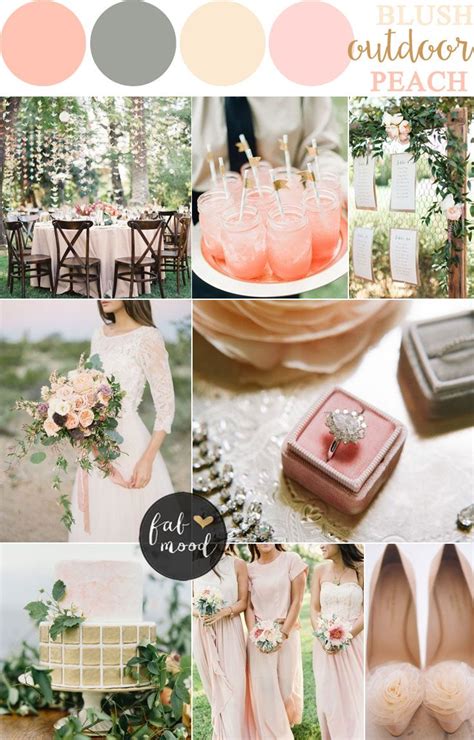 Blush Pink And Peach Wedding Palette Peach Wedding Blush Wedding