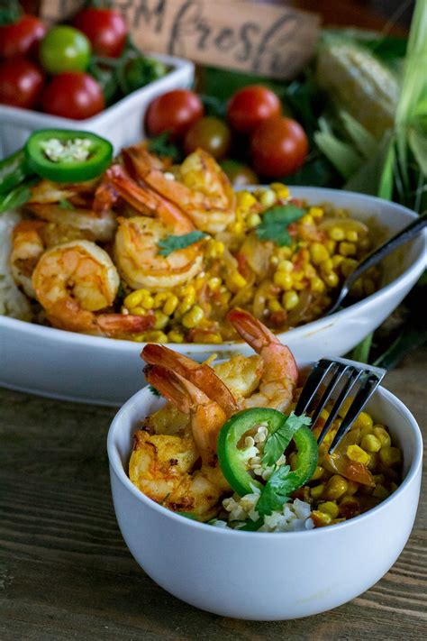 A diabetic meal plan can help regulate blood sugar levels because it can help you plan out your meals ahead of time and stick to a regular eating schedule, which reduces the risk of blood sugar spikes. Sweet Corn Curry with Grilled Shrimp - What the Forks for ...