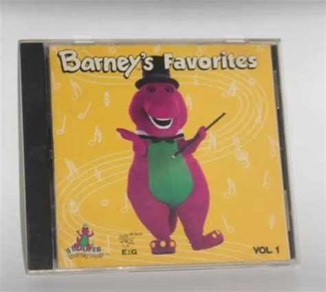 Barneys Favorites Vol 1 By Barney Cd Aug 1993 Sbk Records Children