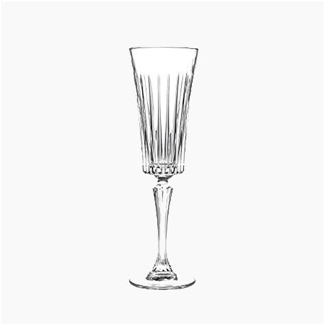 Crystal Champagne Glass 15cl Party Guide