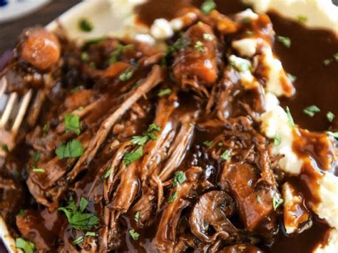 For gravy you can stir in the flour and water mixture in the last 30 minutes of cooking time and turn the crock pot up to high setting. Cross Rib Roast In Crock Pot : The Best Crockpot Pot Roast ...