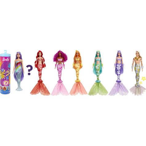 Mattel Barbie Color Reveal Mermaid Hcc46 Toys Shopgr
