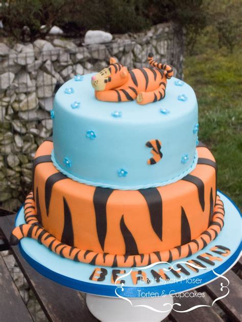 Birthday Cake Tiger | Kindertorte, Geburtstagstorte ...