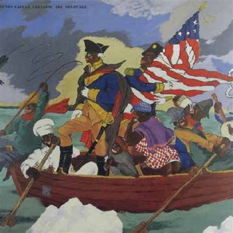 Robert Colescott George Washington Carver Crossing The Delaware 1975