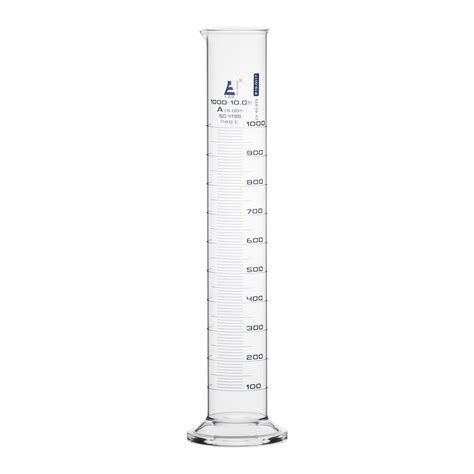 Graduated Cylinder 1000ml Class A Round Base Borosilicate Glass