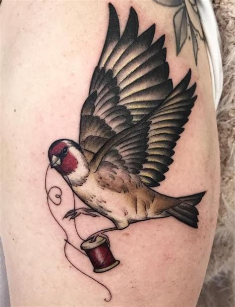 30 Amazing Goldfinch Tattoo With Meanings Body Art Guru
