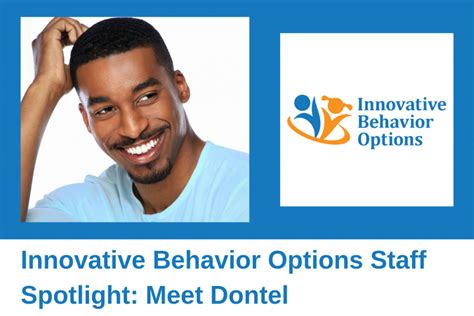 Meet Innovative Behavior Options' ABA Therapist, Dontel | Behavior Options