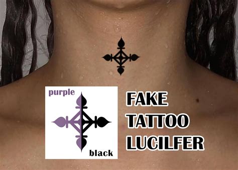 Chrollo Lucilfer Fake Tattoo Hunter X Hunter Anime Manga Inspire Uplift