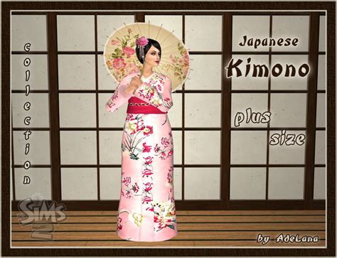 Mod The Sims Japanese Kimono Collection Plus Size Japanese