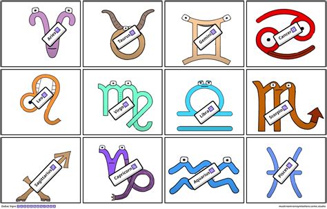 Zodiac Signs ♈♉♊♋♌♍♎♏♐♑♒♓ Comic Studio