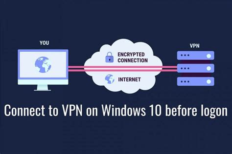 How To Make Windows 1011 Connect To Vpn Before Login
