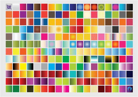 Color Palette Design Vector Art And Graphics