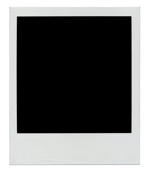 Polaroid Frame Template On White Background Free Image Download