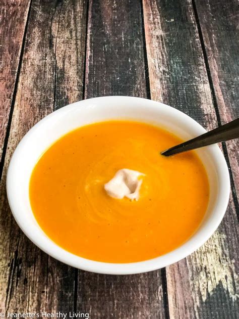 Roasted Butternut Squash Apple Soup Recipe Jeanettes Healthy Living