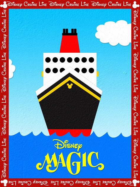 Disney Magic Disney Cruise Inspired Project Life Style 3x4 Title Card