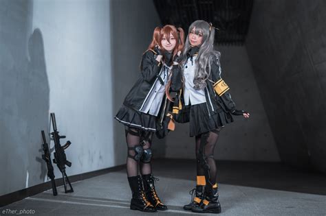 Asian Cosplay Asian Cosplayer Women Japanese Women Japanese Ump Girls Frontline Ump Girls