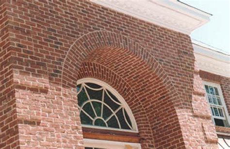 Brick Provides Endless Design Options This Homes Semicircular Arch Is