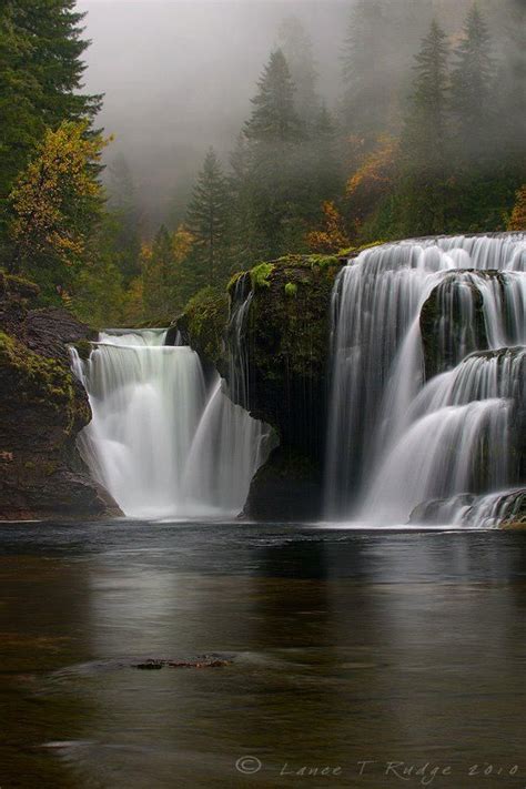 Lower Lewis River Falls Beautiful Waterfalls Waterfall Photo