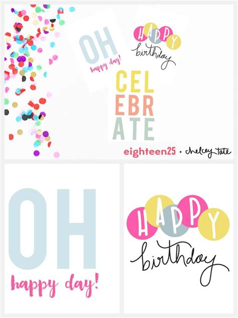 Happy birthday cards to mom, dad, sister, brother, son, daughter, grandpa, grandpa, husband, wife here are my designed printable birthday cards. Printable Birthday Note Cards | Gift ideas | Free ...