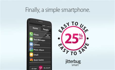 Jitterbug Smart Best Easy To Use Smartphone For Seniors