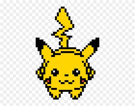 Running Pikachu Pixel Art Free Transparent Png Clipart Images Download