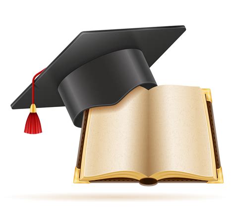 Academic Graduation Mortarboard Square Cap Vector Illustration 493232