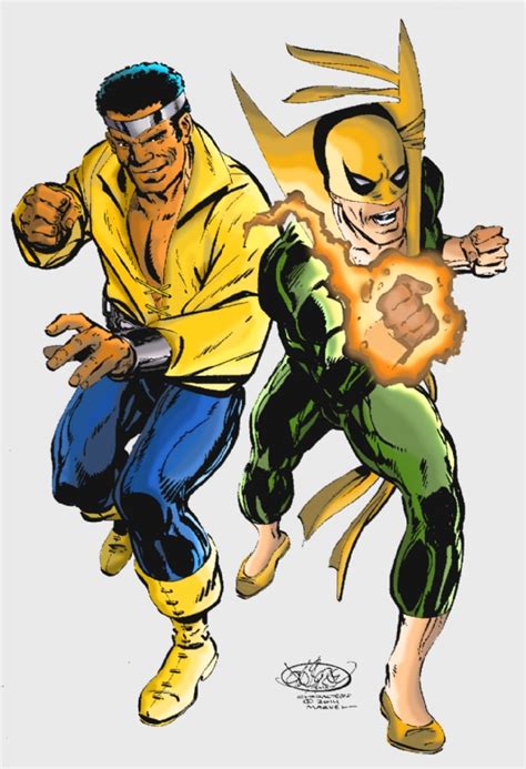 Luke Cage Iron Fist By Byrne In Javi Solanes Colorists Color Comic