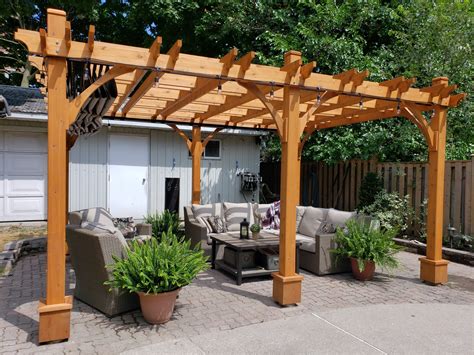 12 X16 Breeze Pergola With Retractable Canopy Outdoor Living Today