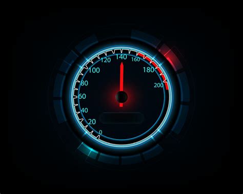 Blue Abstract Car Speedometer Background 2145516 Vector Art At Vecteezy