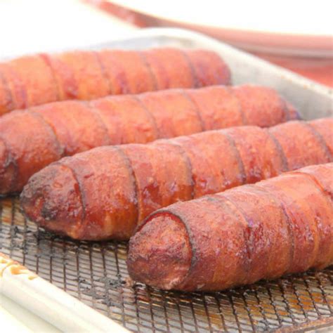 Bacon Wrapped Sausages You Need A Bbq