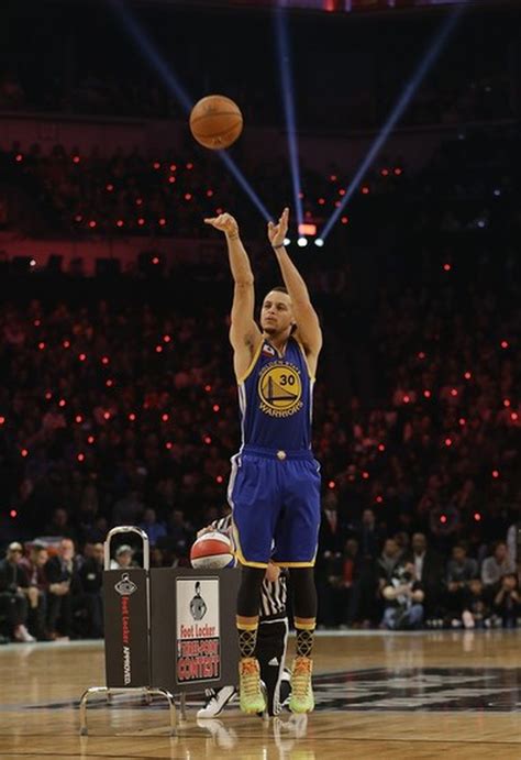 Nba All Star Weekend 2015 Curry Wins 3 Point Contest Lavine Takes