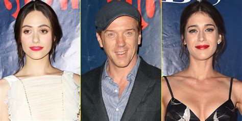 Emmy Rossum Damian Lewis And Lizzy Caplan Heat Up The Cbs Tca Party