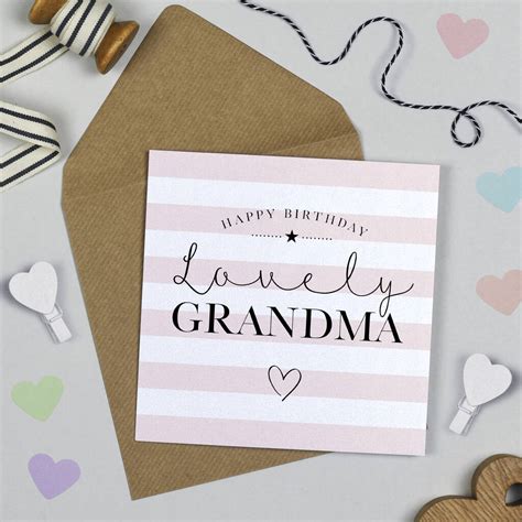 Happy Birthday Grandma Card By Michelle Fiedler Design