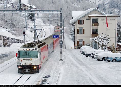 651 Rhb Rhätische Bahn Ge44iii At Graubünden Switzerland By Janet