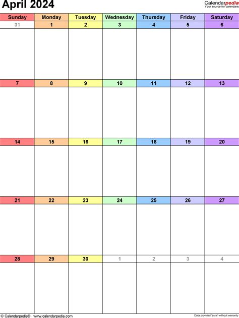 April 2024 Calendar Printable Free Download Pdf Broward Schools