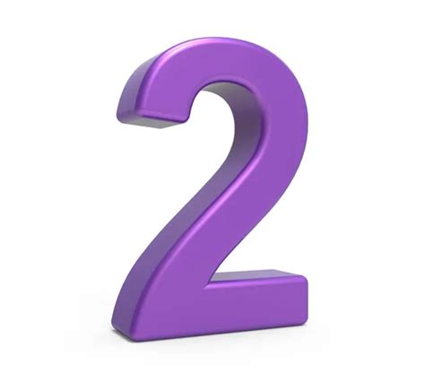 3d Purple Number 2 Stock Photo By ©kchungtw 129758142