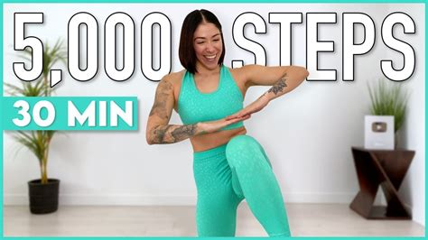 5 000 Steps Walking Workout Low Impact Youtube