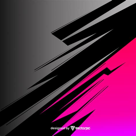 Abstract Racing Stripes Background With Black Gray And Pink Color Free