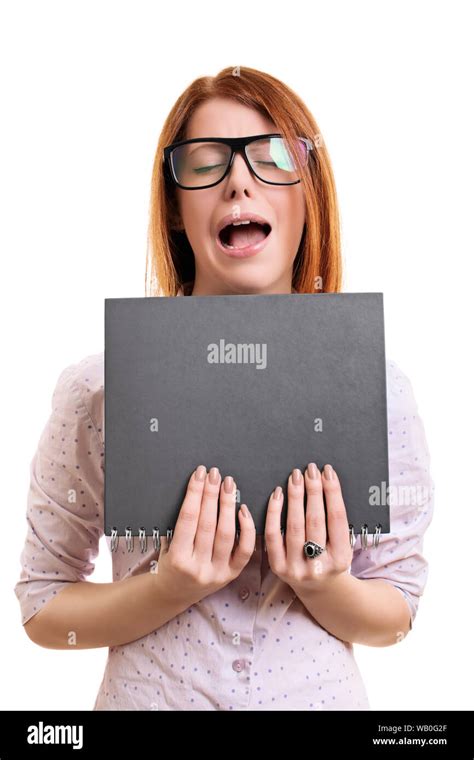Young Nerdy Woman Glasses Hi Res Stock Photography And Images Alamy