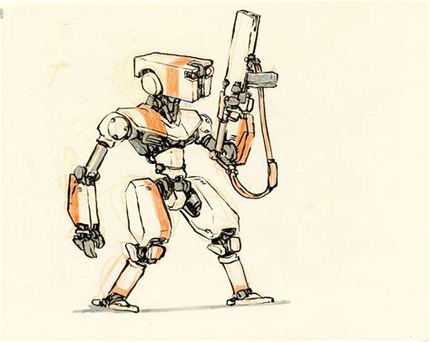 Concept Robot Sketches By Jake Parker Robot Sketch Robots Drawing