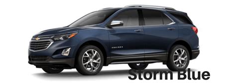 2018 Chevy Equinox Exterior And Interior Color Options