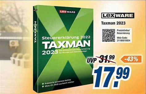 Lexware Taxman 2023 Angebot Bei Expert