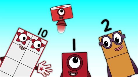 Numberblocks And Numberplanet 2d One To Ten Youtube