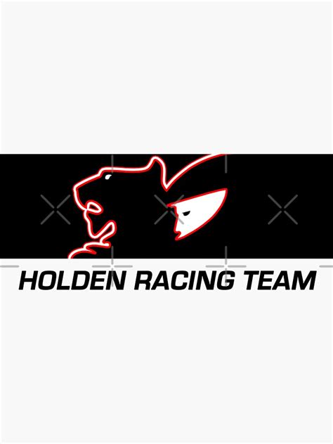 Holden Racing Team Vintage White Sticker By Darkmonohue Redbubble