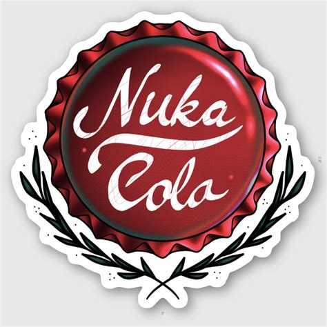Nuka Cola Bottlecap Vinyl Sticker On Storenvy